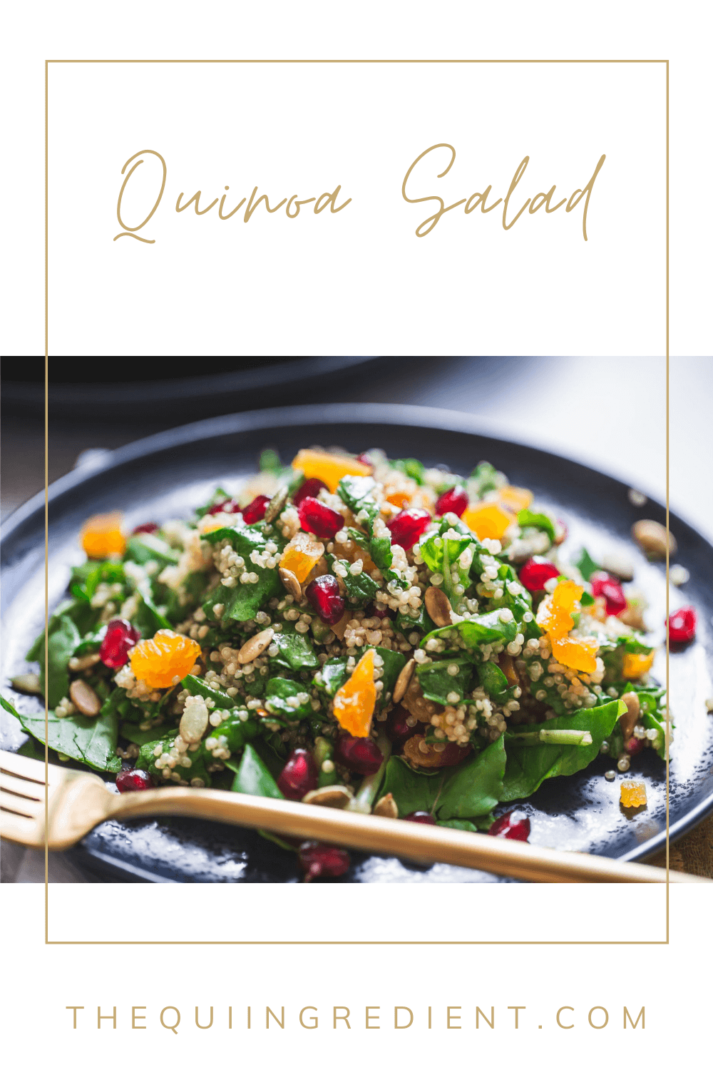 Quinoa Salad with Dried Apricots and Pomegranate The Qui Ingredient